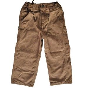 Carhart Little Boy's Flannel-Lined Dungarees Size 4T